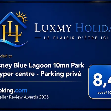 شقة Blue Lagoon - Duplex Cosy - Disneyland Paris 10 Min - Parking Prive - Rer A 5 Min A Pied
